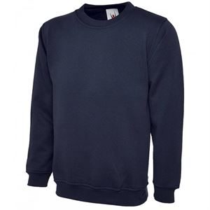 Uneek UC203 Navy Sweatshirt - Sizes XS - XXXXL