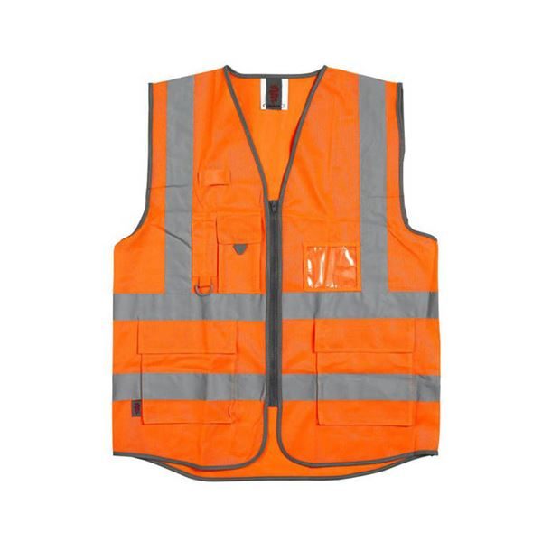 Warrior Orange Hi Viz Executive Waistcoat Size XL