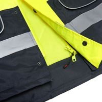 Warrior Yellow/Navy Hi Viz Jacket Size Large