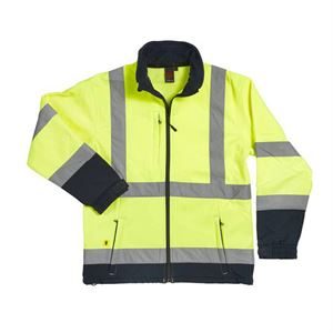 Warrior Yellow/Navy Hi Viz Soft Shell Jacket