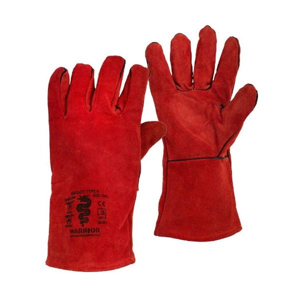 X6 Warrior Red Welders Gauntlets