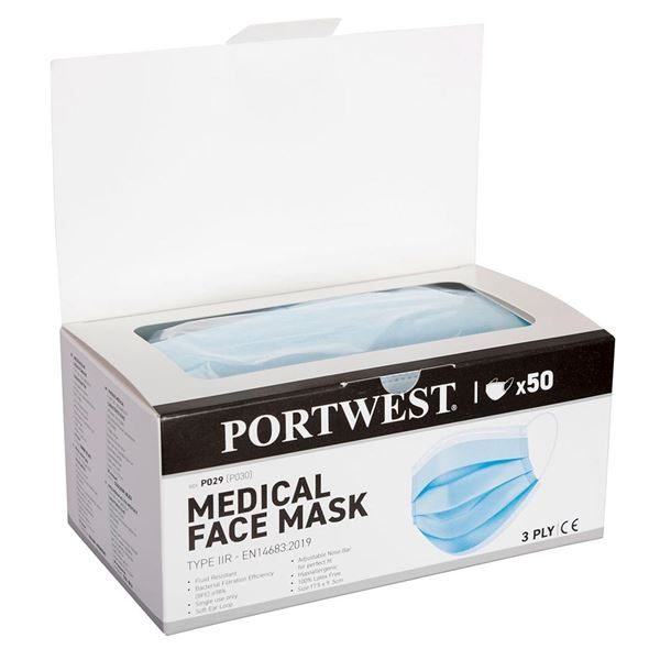 Portwest P029 Medical Masks