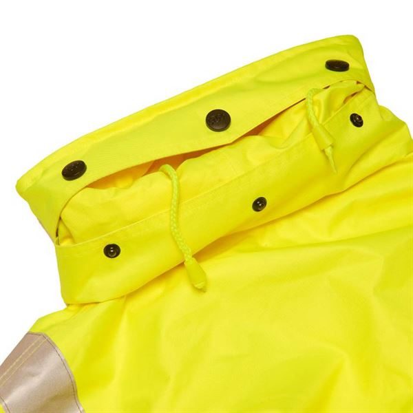 Warrior Yellow Hi Viz Breath Bomber Jacket Size Large