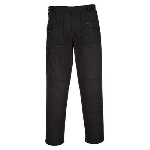 BLACK S887 ACTION TROUSERS 40 SHORT