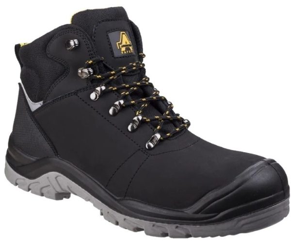 As252 Delamare Black  Safety Boot Size 8