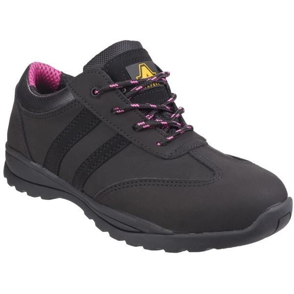 Footsure FS706 Black/Pink Sophie Safety Shoe - Size 6