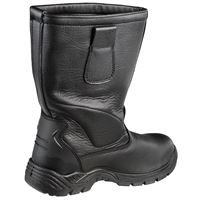 Warrior Black Lined Waterproof Rigger Boot - Size 9