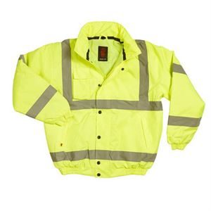 Warrior Yellow Hi Viz Bomber Jacket