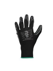 Warrior Black Nitrile Gloves