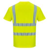 Portwest S478 Hi Viz Short Sleeve Yellow T-Shirt Size Medium