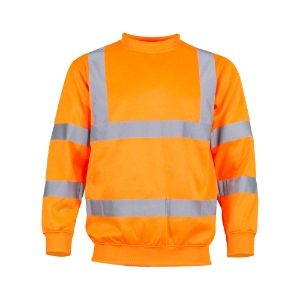 Warrior Orange Hi Viz Sweatshirt