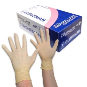 Gloveman Powder Free Smooth Latex Gloves